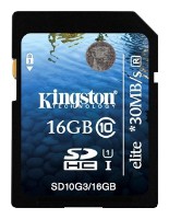 Флеш карта SDHC 16Gb Class10 Kingston SDA10/16GB Ultimate