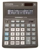 Калькулятор настольный Citizen Correct D-316 черный 16-разр.