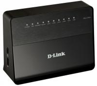 Роутер беспроводной D-Link DSL-2750U/RA/U3A ADSL черный