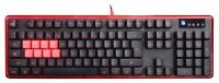 Клавиатура A4 Bloody B2278 черный/красный USB Multimedia Gamer LED