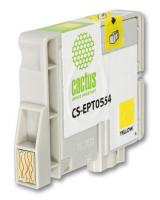 Картридж струйный Cactus CS-EPT0554 желтый (10мл) для Epson Stylus RX520/Stylus Photo R240