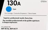 Тонер Картридж HP 130A CF351A голубой для HP M153/M176/M177