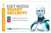 ПО Eset NOD32 Smart Security - лиц на 1год или прод на 20мес 3-Desktop Card (NOD32-ESS-1220(CARD3)-1-1)