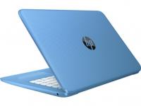 Ноутбук HP Stream 14-ax000ur Celeron N3050/2Gb/SSD32Gb/Intel HD Graphics/14"/HD (1366x768)/Windows 10 64/lt.blue/WiFi/BT/Cam