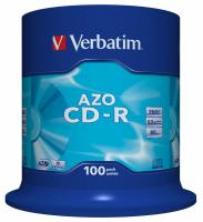 Диск CD-R Verbatim 700Mb 52x Cake Box (100шт) (43430)