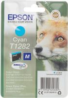 Картридж струйный Epson T1282 C13T12824012 голубой (3.5мл) для Epson S22/SX125