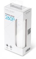 Мобильный аккумулятор TP-Link TL-PB2600 2600mAh 1A белый 1xUSB