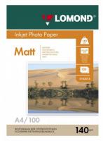 Бумага Lomond 0102074 A4/140г/м2/100л./белый матовое для струйной печати