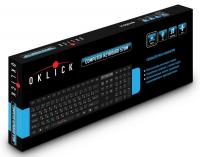 Клавиатура Oklick 570M черный USB slim Multimedia