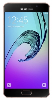 Смартфон Samsung SM-A510F Galaxy A5 (2016) 16Gb 2Gb розовый моноблок 3G 4G 2Sim 5.2" 1080x1920 Android 5.1 13Mpix WiFi BT GPS GSM900/1800 GSM1900 TouchSc MP3 FM microSD max128Gb