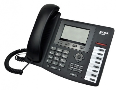 Телефон IP D-Link DPH-400S/E/F3 черный (DPH-400S/E/F1)
