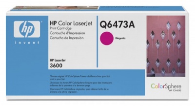 Тонер Картридж HP Q6473A пурпурный (4000стр.) для HP CLJ 3600/CP3505/P2014