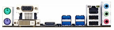 Материнская плата Gigabyte GA-H81M-S2H Soc-1150 Intel H81 2xDDR3 mATX AC`97 8ch(7.1) GbLAN+VGA+DVI+HDMI