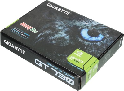 Видеокарта Gigabyte PCI-E GV-N730SL-2GL nVidia GeForce GT 730 2048Mb 64bit DDR3 902/1800 DVIx1/HDMIx1/CRTx1/HDCP Ret low profile