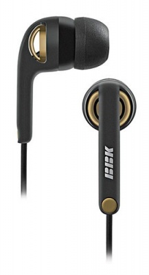 Наушники вкладыши BBK EP-1250S 1.2м желтый/черный проводные (в ушной раковине)