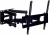 Кронштейн для телевизора Kromax PIXIS-L черный 22"-65" макс.50кг настенный поворот и наклон