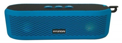Колонка порт. Hyundai H-PAC200 синий 6W 1.0 BT/3.5Jack/USB