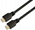 Кабель аудио-видео LAZSO WH-111 HDMI (m)/HDMI (m) 0.5м. Позолоченные контакты черный