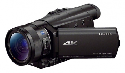 Видеокамера Sony FDR-AX100 черный 12x IS opt 3.5" Touch LCD 4K XQD+SDHC Flash/Flash/WiFi