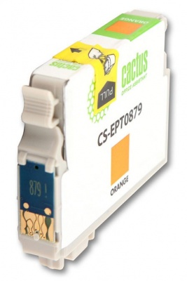 Картридж струйный Cactus CS-EPT0879 оранжевый (13.8мл) для Epson Stylus Photo R1900