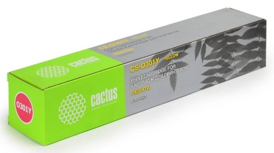 Тонер Картридж Cactus 44973541 CS-O301Y желтый (1500стр.) для Oki C301/321
