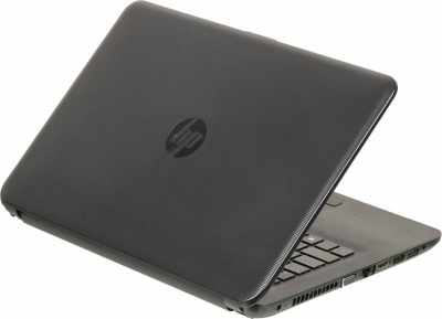 Ноутбук HP 14-am006ur Celeron N3060/2Gb/SSD32Gb/Intel HD Graphics 400/14"/HD (1366x768)/Windows 10 64/black/WiFi/BT/Cam/2670mAh