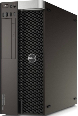 ПК Dell Precision T5810 MT Xeon E5-1620v4 (3.5)/16Gb/2Tb 7.2k/SSD256Gb/DVDRW/Windows 7 Professional Multi Language 64 +W10Pro/GbitEth/клавиатура/мышь/черный