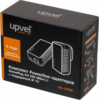 Сетевой адаптер HomePlug AV Upvel UA-251PK Ethernet