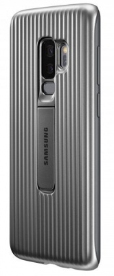 Чехол (клип-кейс) Samsung для Samsung Galaxy S9+ Protective Standing серебристый (EF-RG965CSEGRU)