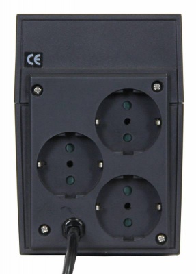 Источник бесперебойного питания Powercom Raptor RPT-600A EURO 360Вт 600ВА черный