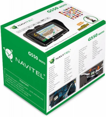 Навигатор Автомобильный GPS Navitel G550 4.3" 480x272 4Gb microSD черный Navitel