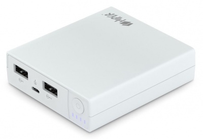 Мобильный аккумулятор Hiper RP7500 Li-Ion 7500mAh 2.1A+1A белый 2xUSB