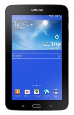 Планшет Samsung Galaxy Tab 3 Lite SM-T116 (1.3) 4C/RAM1Gb/ROM8Gb 7" TFT 1024x600/3G/Android 4.3/черный/2Mpix/BT/GPS/WiFi/Touch/microSDHC 32Gb/minUSB/3600mAh