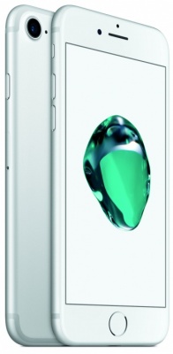 Смартфон Apple MN932RU/A iPhone 7 128Gb серебристый моноблок 3G 4G 1Sim 4.7" 750x1334 iPhone iOS 10 12Mpix WiFi NFC GSM900/1800 GSM1900 TouchSc Ptotect MP3 A-GPS