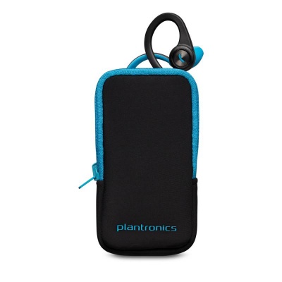 Наушники с микрофоном Plantronics BackBeat Fit черный/синий вкладыши BT шейный обод (200450-05)