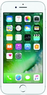 Смартфон Apple MN8Y2RU/A iPhone 7 32Gb серебристый моноблок 3G 4G 1Sim 4.7" 750x1334 iPhone iOS 10 12Mpix WiFi NFC GSM900/1800 GSM1900 TouchSc Ptotect MP3 A-GPS