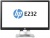 Монитор HP 23" EliteDisplay E232E белый IPS 16:9 HDMI матовая Pivot 250cd 178гр/178гр 1920x1080 D-Sub DisplayPort FHD USB 3.63кг