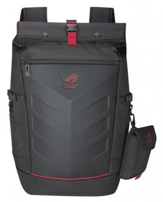 Рюкзак для ноутбука 17" Asus ROG Ranger черный/красный нейлон/резина (90XB0310-BBP010)