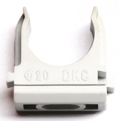 Держатель DKC 51025 с защелкой 25мм пластик серый (упак.:1шт)