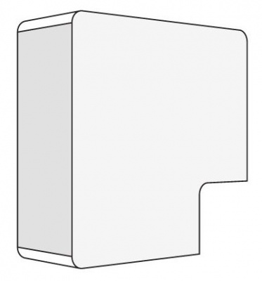 Угол плоский APM 40x17мм 90 DKC 00425R белый (упак.:1шт)