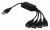 Разветвитель USB 2.0 PC Pet Splitter 4порт. черный