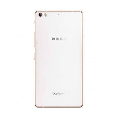 Смартфон Philips X818 Xenium 32Gb 3Gb шампань/белый моноблок 3G 4G 2Sim 5.5" 1080x1920 Android 6.0 16Mpix 802.11bgn GPS GSM900/1800 GSM1900 MP3 A-GPS microSD max128Gb