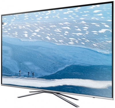 Телевизор LED Samsung 40" UE40KU6400UXRU серебристый/Ultra HD/200Hz/DVB-T2/DVB-C/DVB-S2/USB/WiFi/Smart TV (RUS)