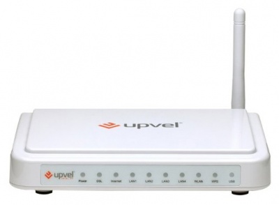 Роутер беспроводной Upvel UR-344AN4G v1.2 10/100BASE-TX/ADSL белый