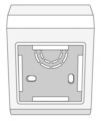Коробка монтажная DKC PDM 10013 2x Mosaic белый упак:1шт