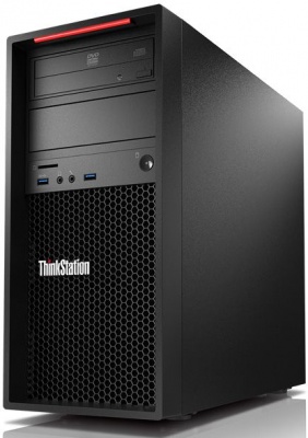 ПК Lenovo ThinkStation P320 MT i7 7700K (4.2)/16Gb/SSD512Gb/HDG630/DVDRW/CR/Windows 10 Professional 64/GbitEth/400W/клавиатура/мышь/черный
