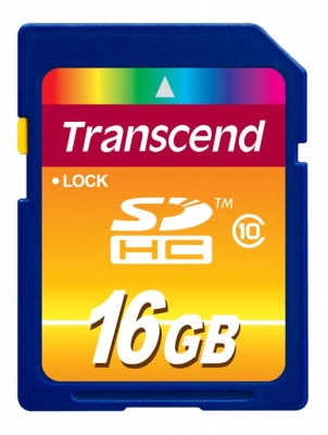 Флеш карта SDHC 16Gb Class10 Transcend TS16GSDHC10 Premium w/o adapter