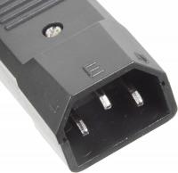 Вилка Lanmaster LAN-IEC-320-C14 IEC 60320 C14 10A 250V black