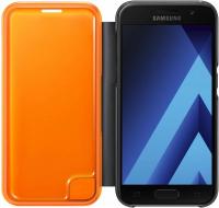 Чехол (флип-кейс) Samsung для Samsung Galaxy A3 (2017) Neon Flip Cover черный (EF-FA320PBEGRU)