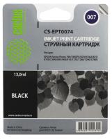 Картридж струйный Cactus CS-EPT0074 черный (12.6мл) для Epson Stylus Photo 785/790/870/875/890/895/900/915/1270/1280/PM-3700
